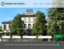 Tablet Screenshot of immobiliarebrianza.com